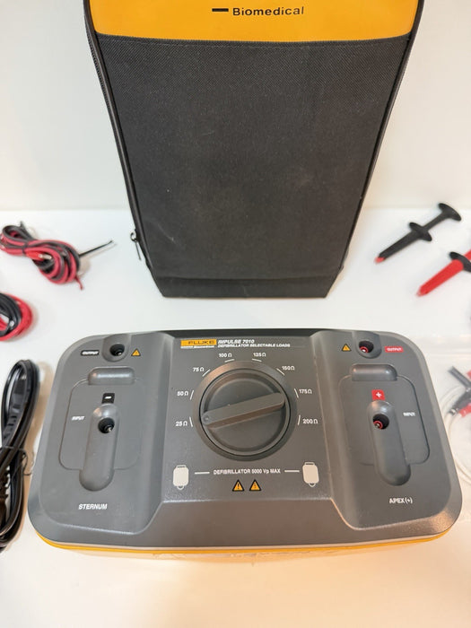 FLUKE 7010 BIOMEDICAL SELECTABLE LOADS WITH LEADS CALIBRATED 2025