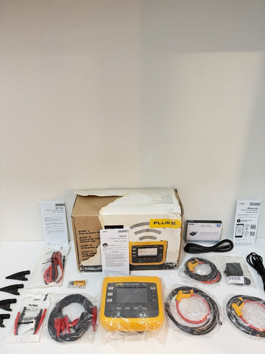 FLUKE 3540 FC 3-PHASE POWER MONITOR KIT (NEW FACTORY SEALED) FREE SHIPPING