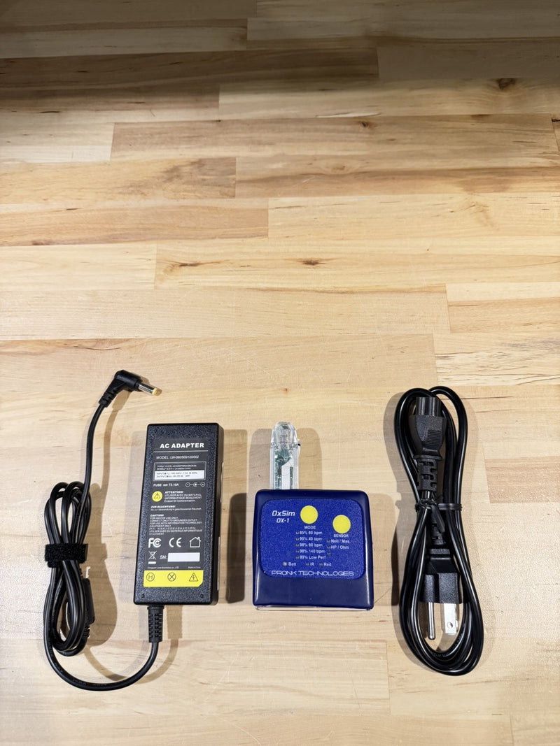 OXSIM OX-1 PULSE OXIMETER SIMULATOR WITH CHARGER TESTED