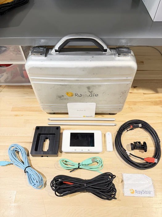 RAYSAFE X2 BASE UNIT KIT W/ SENSORS & ACCESSORIES (TESTED) FREE SHIPPING