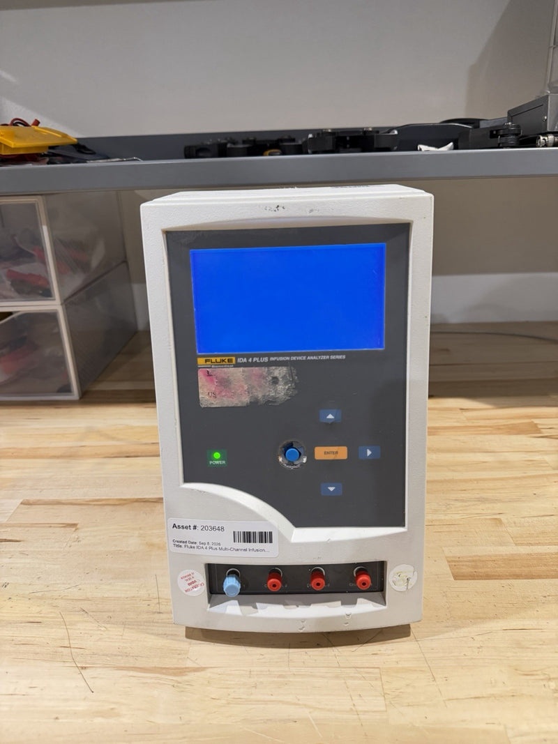 FLUKE BIOMEDICAL IDA 4 PLUS INFUSION DEVICE ANALYZER (PARTS ONLY) SHIPS FAST