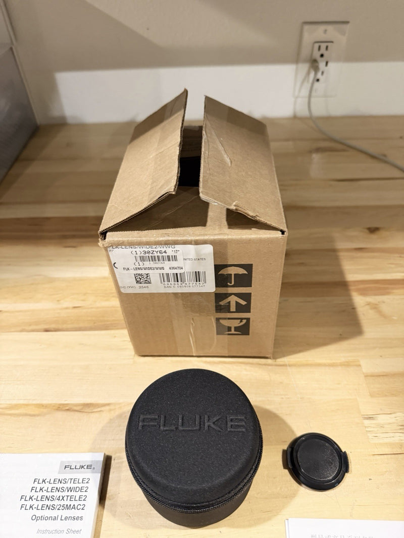 FLUKE FLK-LENS/WIDE2 INFD WIDE ANGLE LENS FOR THERMAL IMAGER 2025 RARE