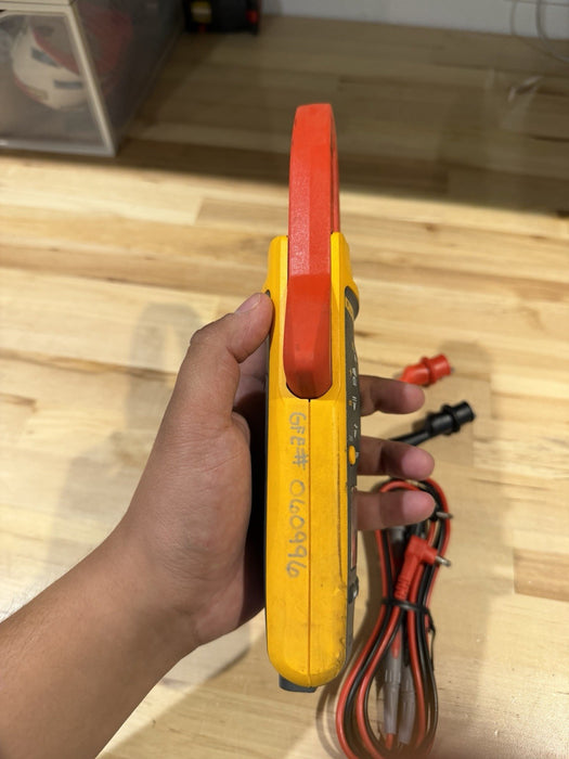FLUKE 376 AC/DC TRUE RMS WIRELESS CLAMP METER WLEADS & CLIPS