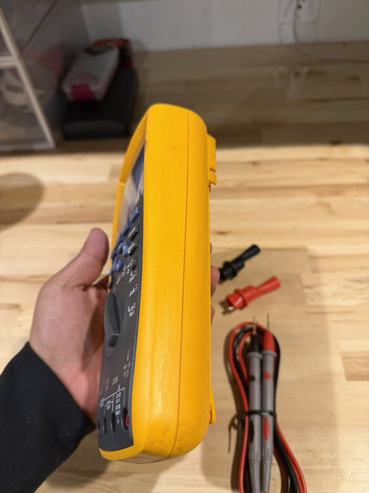FLUKE 289 TRUE RMS ELECTRONIC LOGGING DIGITAL MULTIMETER WITH LEADS & CLIPS #6