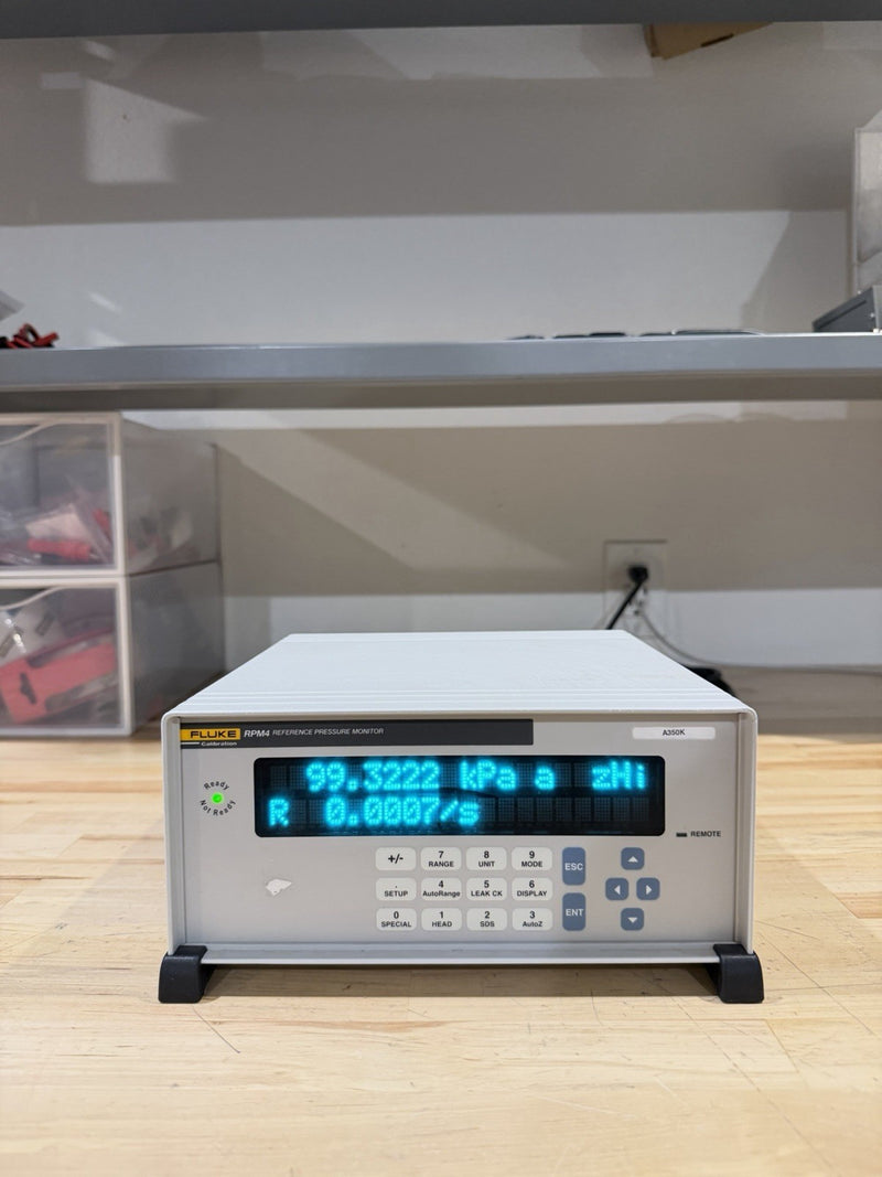 FLUKE RPM4 REFERENCE PRESSURE MONITOR RPM4 A350K 250KPA GAUGE 35PSI MAX