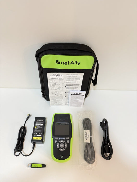 NETALLY LINKRUNNER AT 1000 TESTER WITH ACCESSORIES NEW SEALED