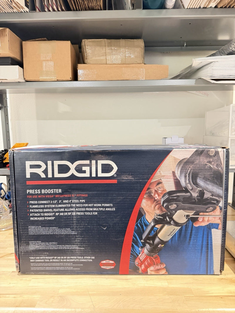 RIDGID 60638 2-1/2" TO 4" MEGAPRESS JAW KIT & PRESS BOOSTER WITH CARRYING CASE