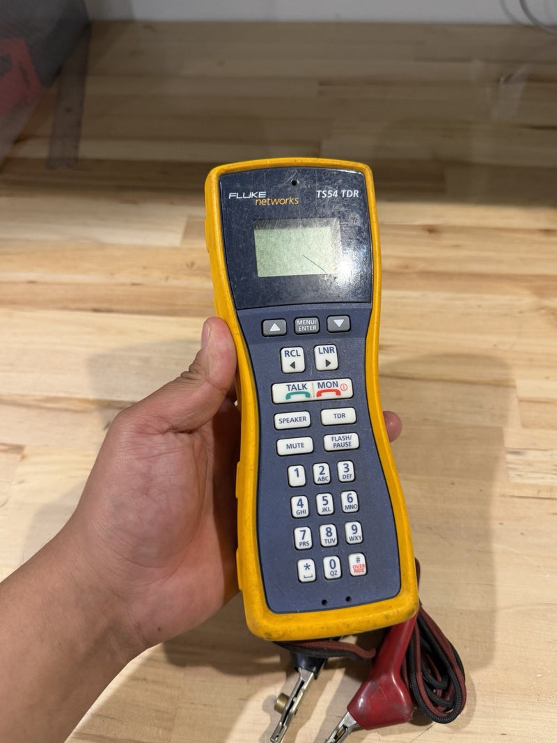 FLUKE NETWORKS TS54 TDR TESTER TESTED