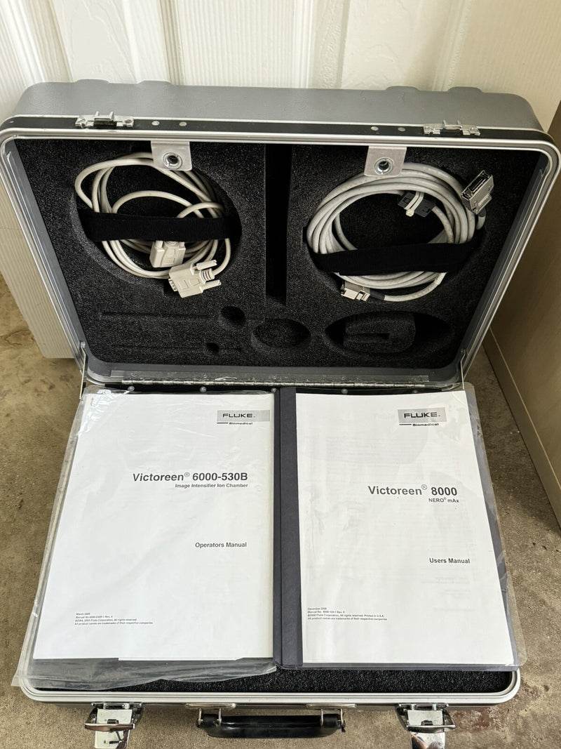 FLUKE BIOMEDICAL 8000 VICTOREEN NERO MAX X-RAY WITHCASE