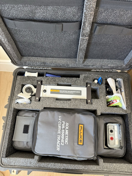 FLUKE PVA-1500HE2 SOLMETRIC HIGH EFFICIENCY PV ANALYZER I-V CURVE TRACER (NEW)