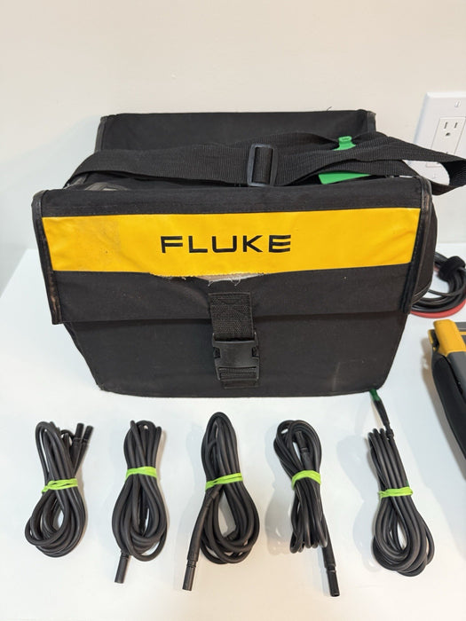 FLUKE 435 II POWER QUALITY & ENERGY ANALYZER WITH ACCESSORIES CALIBRATED 2025