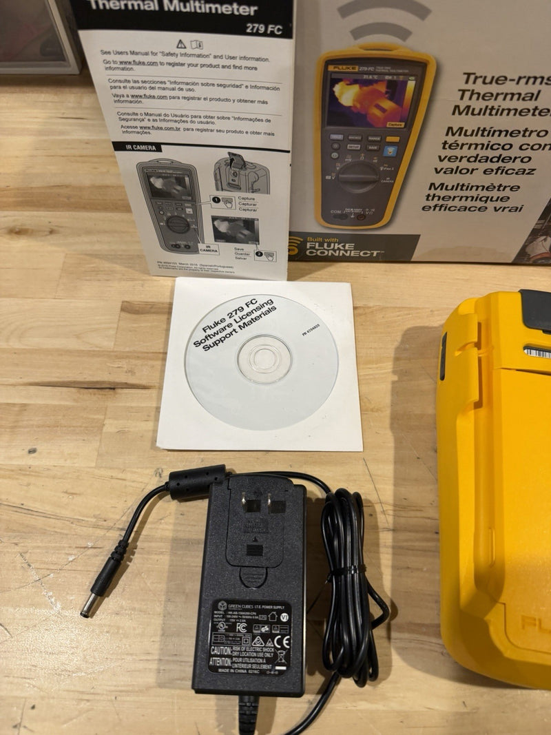 FLUKE 279 FC TRUE-RMS THERMAL MULTIMETER KIT (SHIPS FAST) FREE SHIPPING - NEW