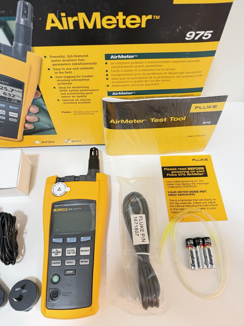 FLUKE 975 AIRMETER TEST TOOL KIT (NEW FACTORY SEALED) SHIPS FAST