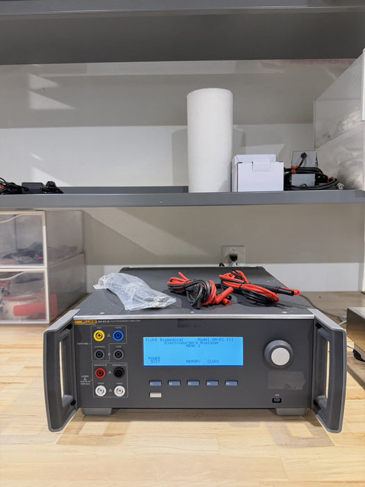 FLUKE BIOMEDICAL QA-ES III ELECTROSURGERY ANALYZER W/LEADS (TESTED)FREE SHIPPING