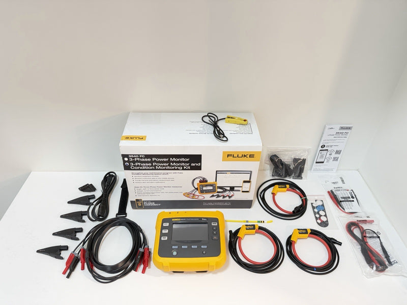 FLUKE 3540 FC 3-PHASE POWER MONITOR KIT FREE SHIPPING
