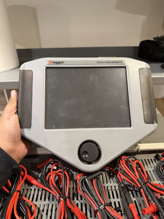 MEGGER MPRT8430 PROTECTIVE RELAY TESTING SYSTEM & TOUCHVIEW INTERFACE & LEADS
