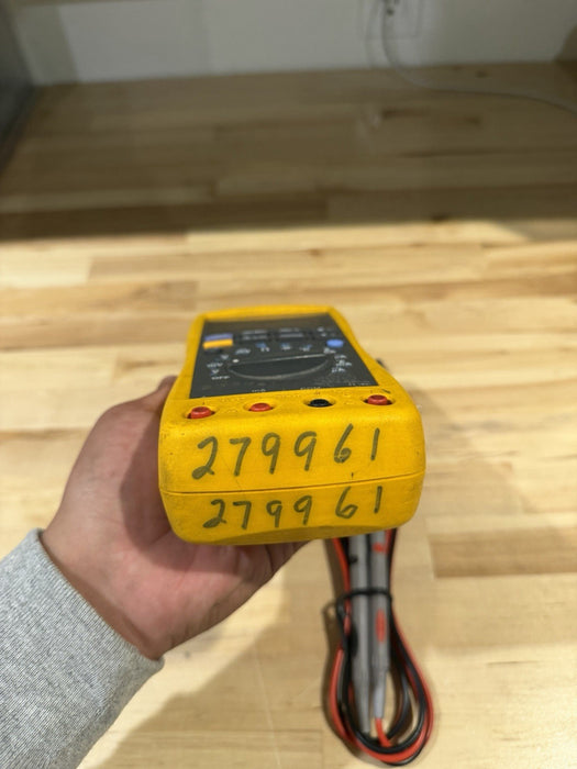 FLUKE 187 TRUE RMS MULTIMETER W/ LEADS (TESTED) SHIPS FAST