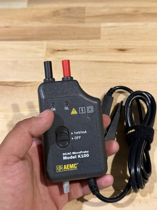 AEMC MODEL K100 DC/AC MICROPROBE TESTED