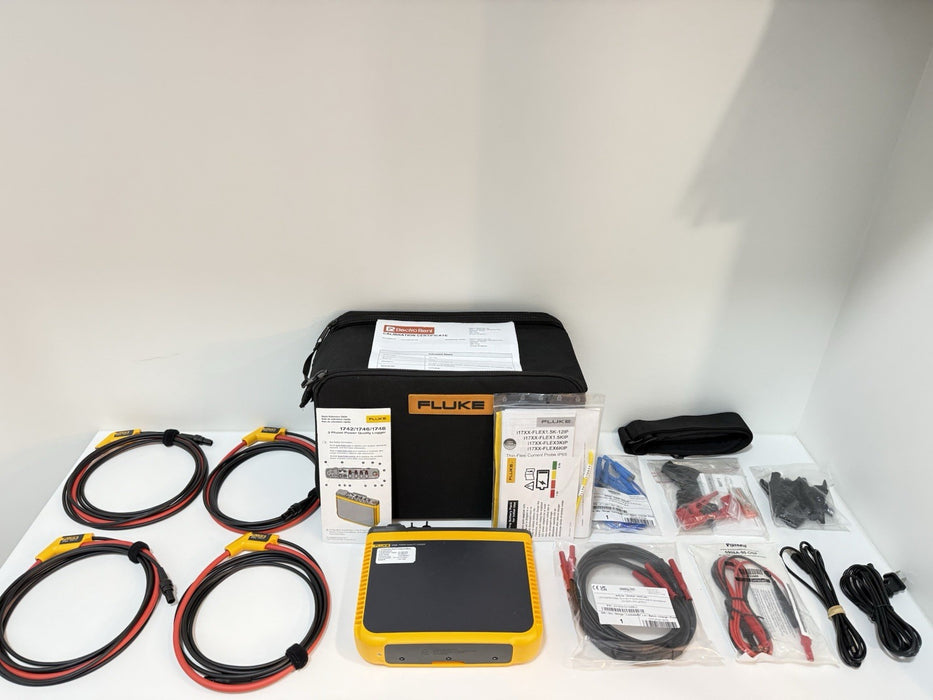 FLUKE 1748 3 PHASE POWER QUALITY LOGGER (CALIBRATED 2027) TESTED - FREE SHIPPING