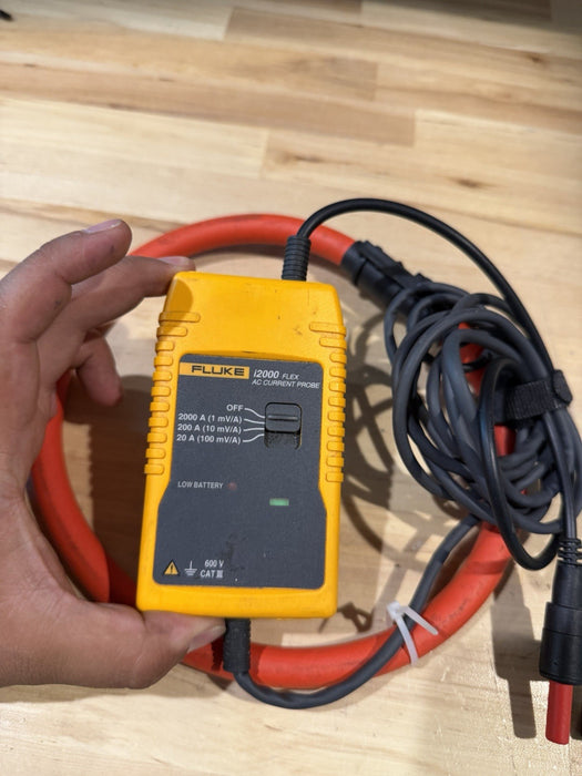 FLUKE I2000 IFLEX AC CURRENT PROBE TESTED