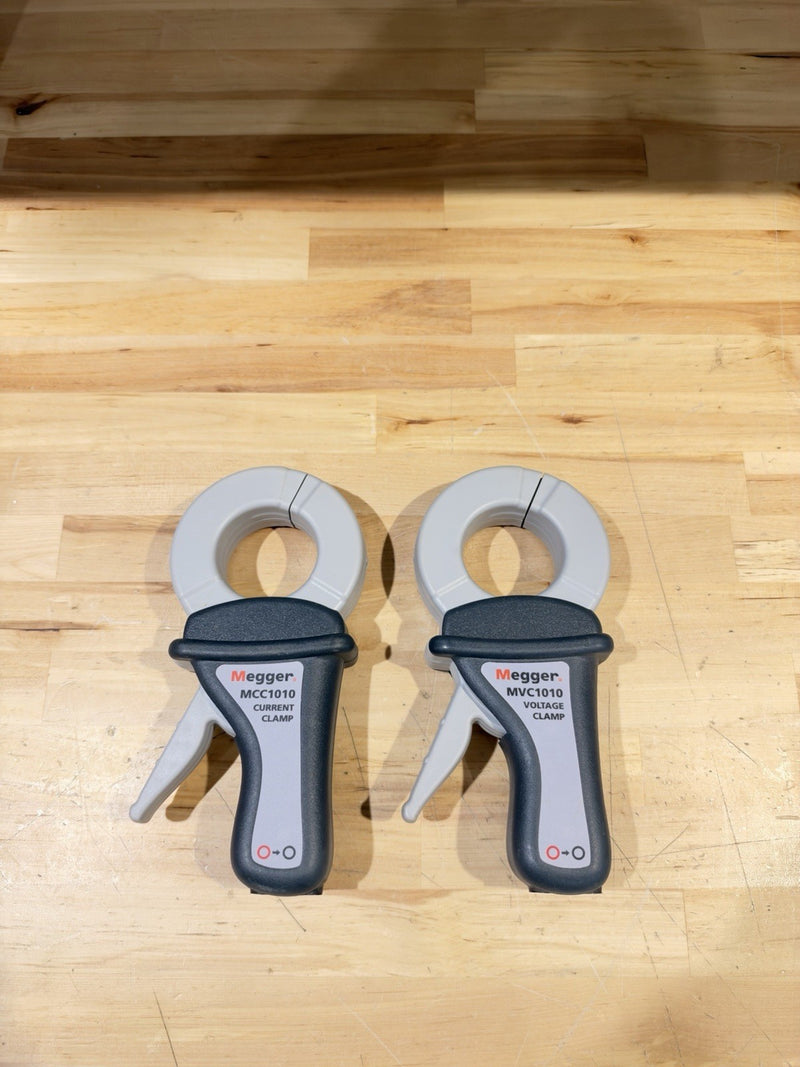 MEGGER MCC1010 & MVC1010 CURRENT & VOLTAGE CLAMPS – DET2/3 EARTH TESTER - TESTED