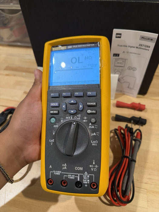 FLUKE 289/IMSK INDUSTRIAL DMM SERVICE KIT WITH I400 CURRENT CLAMP NEW