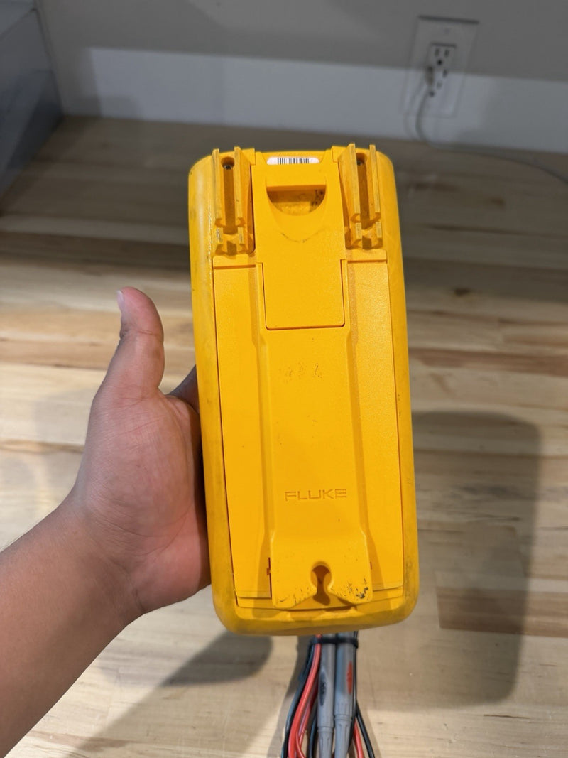 FLUKE 287 TRUE RMS ELECTRONIC LOGGING DIGITAL MULTIMETER WITH LEADS & CLIPS