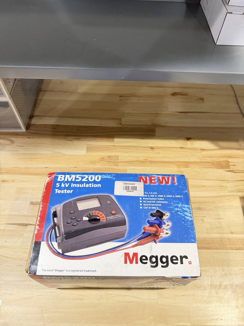 MEGGER BM5200 5KV INSULATION TESTER