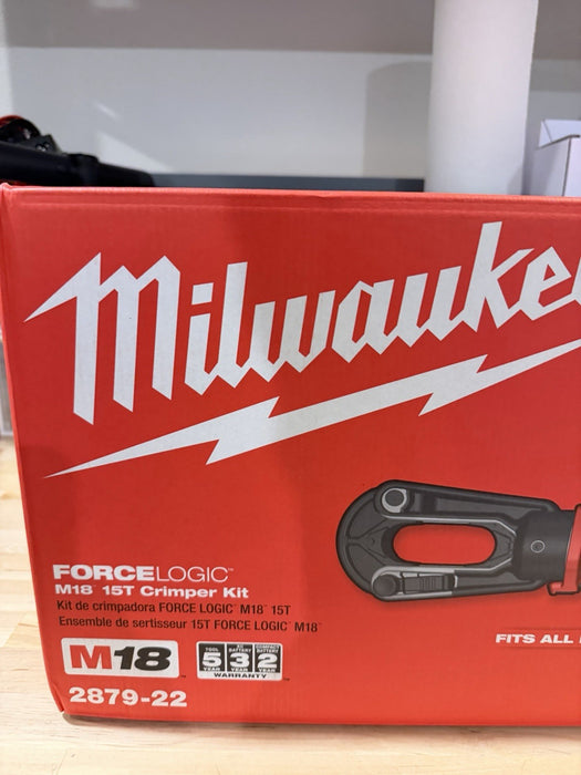 MILWUAUKEE 2879-22 FORCE LOGIC M18 15T CRIMPER KIT (NEW FACTORY SEALED) NEW