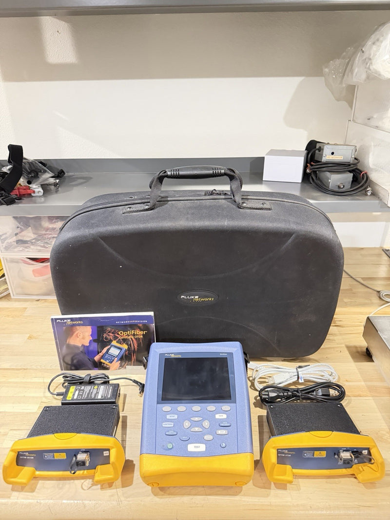 FLUKE NETWORKS OPTIFIBER WITHOFTM-5610B & OFTM-5730 TESTED