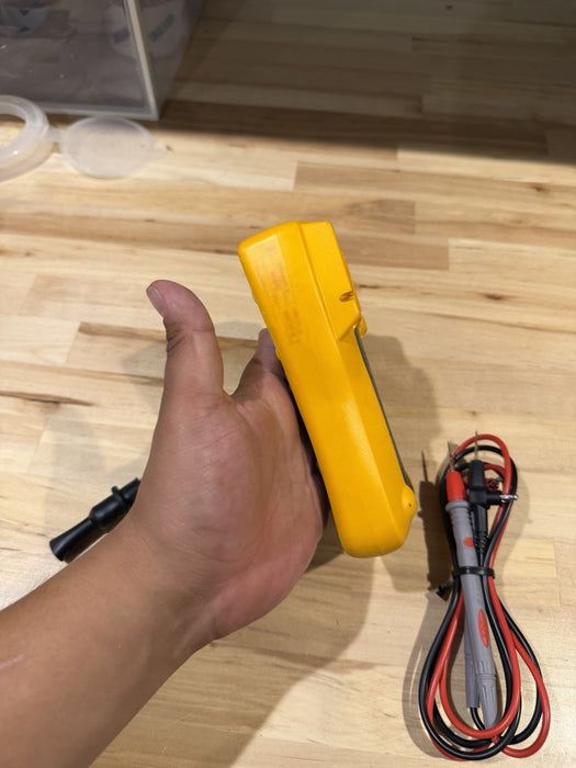 FLUKE 117 TRUE RMS MULTIMETER W/LEADS & CLIPS (TESTED) SHIPS FAST