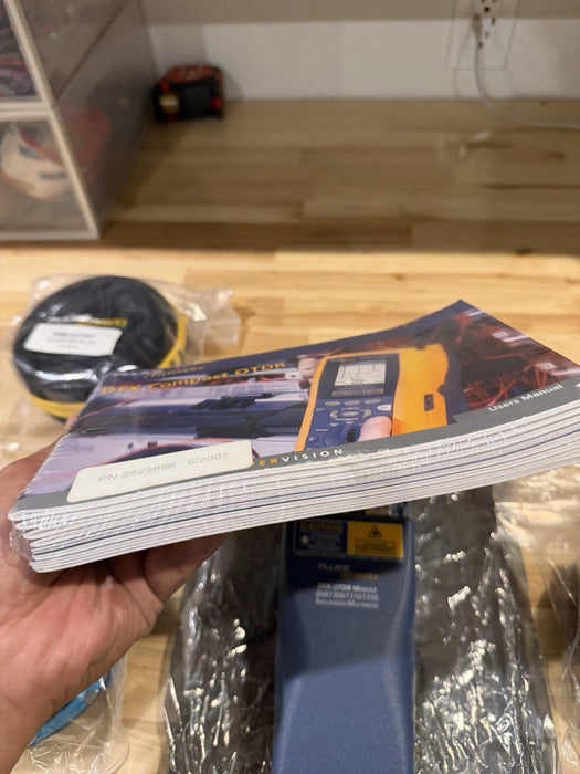 FLUKE DTX-OTDR SM MM FIBER MODULE W/ LAUNCH PACK (NEW SEALED) FREE SHIPPING