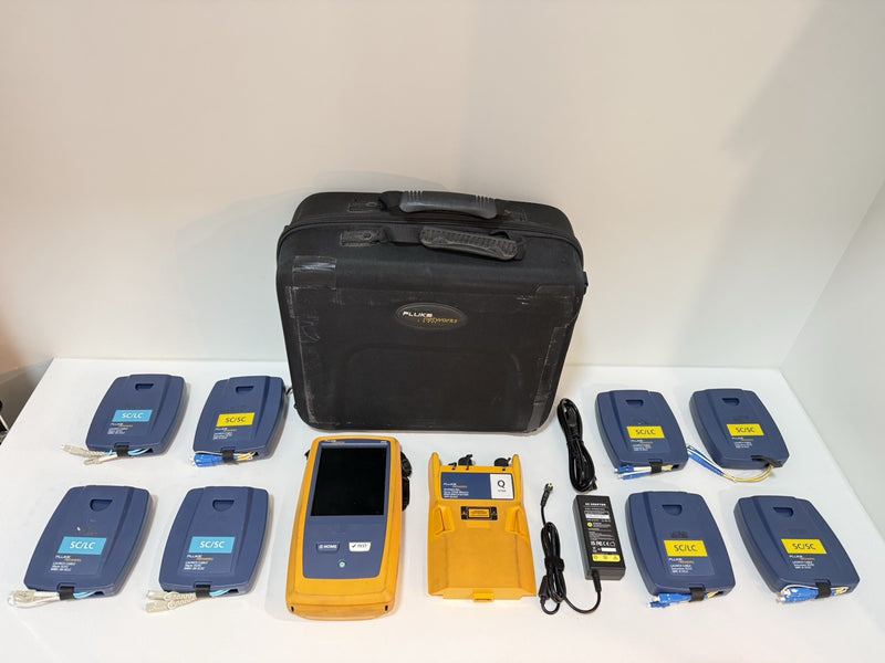 FLUKE NETWORKS VERSIV OTDR KIT WITH QUAD OTDR MODULE & ACCESSORIES