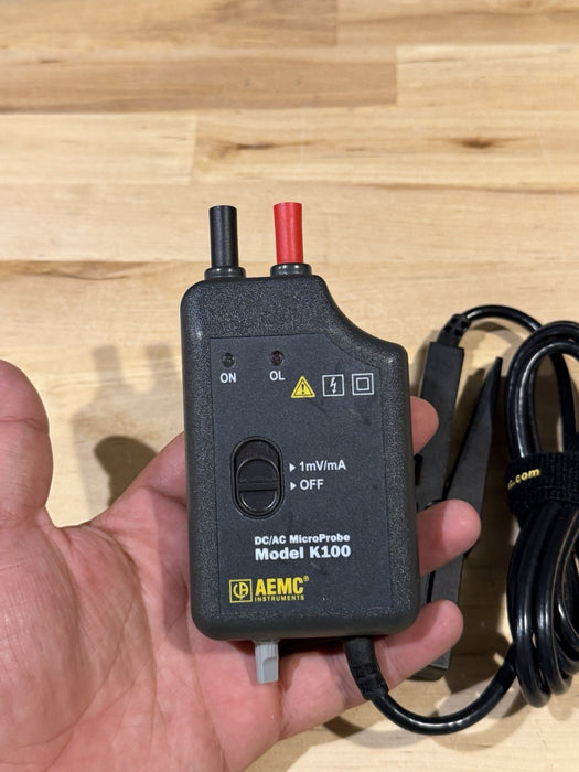AEMC MODEL K100 DC/AC MICROPROBE TESTED