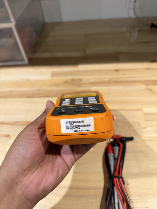 KEYSIGHT U1732C HANDHELD LCR METER WITH LEADS TESTED