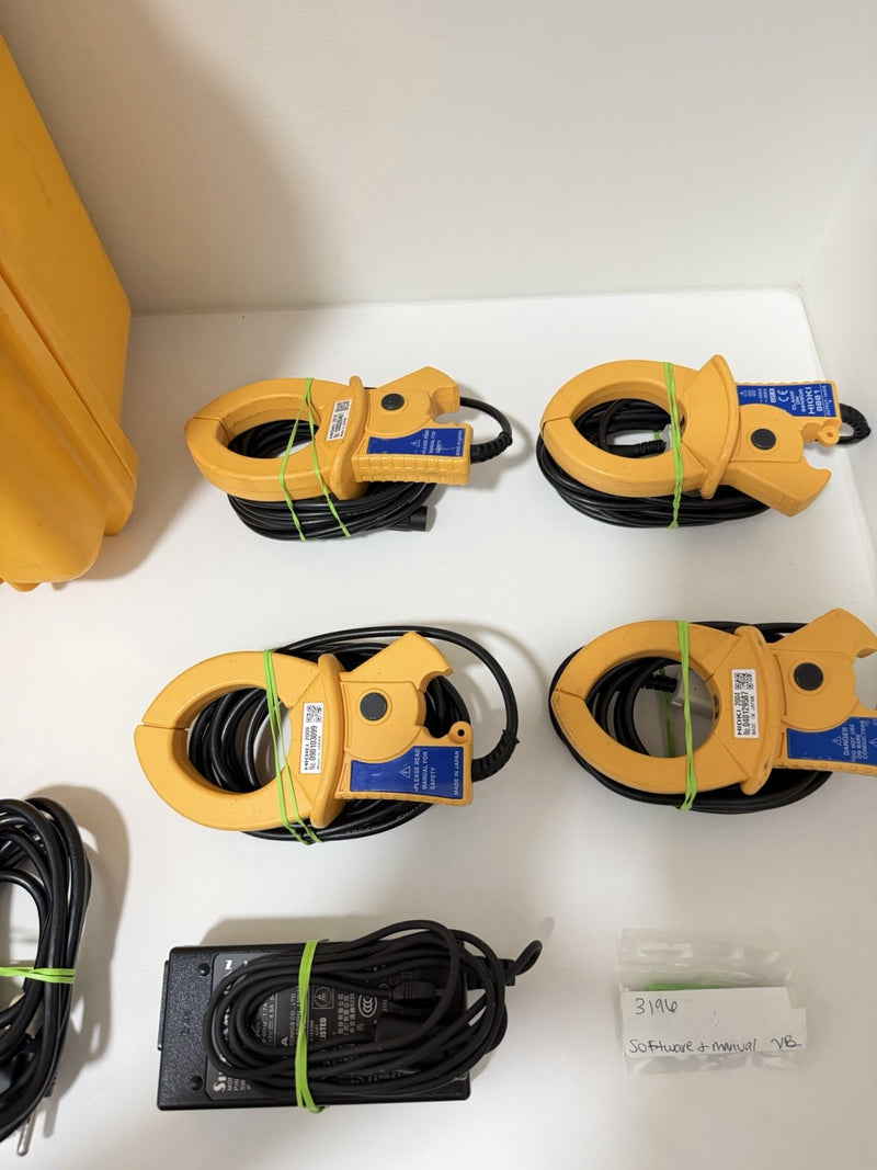 HIOKI 3196 POWER QUALITY ANALYZER WITH PROBES & LEADS TESTEE