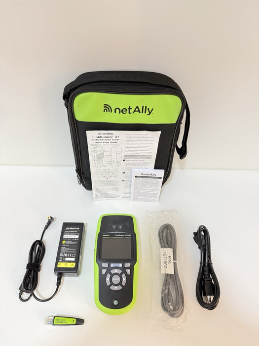 NETALLY LINKRUNNER AT 1000 TESTER WITH ACCESSORIES NEW SEALED