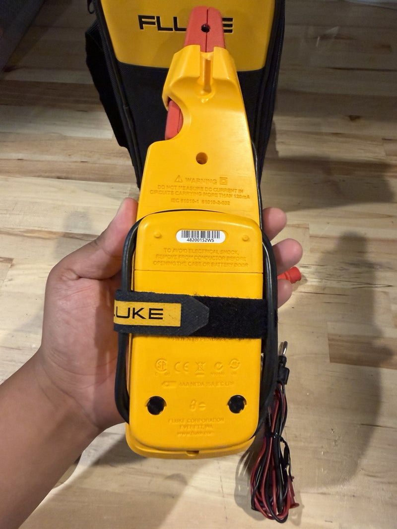 FLUKE 772 MILLIAMP PROCESS CLAMP WITH LEADS & CLIPS TESTED