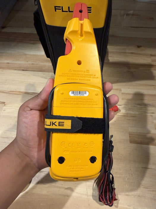 FLUKE 772 MILLIAMP PROCESS CLAMP WITH LEADS & CLIPS TESTED
