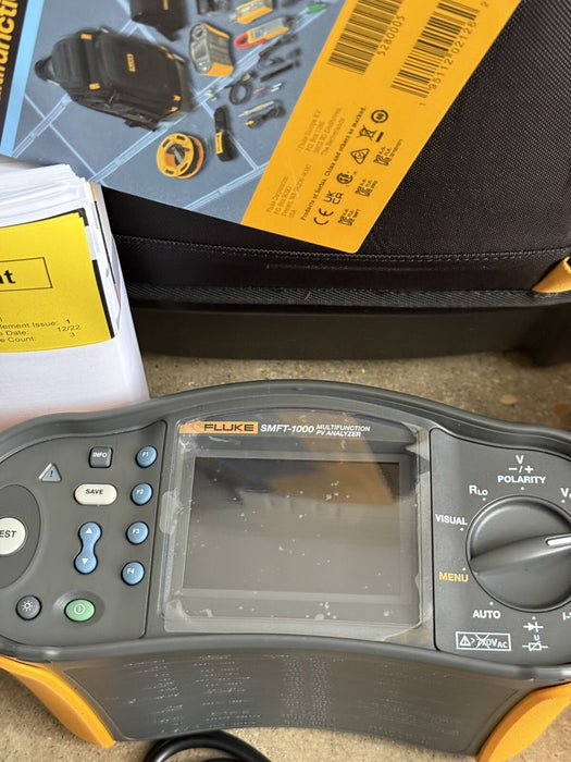 FLUKE SMFT-1000/PRO MULTIFUNCTION PV TESTER & PERFORMANCE ANALYZER (NEW SEALED)