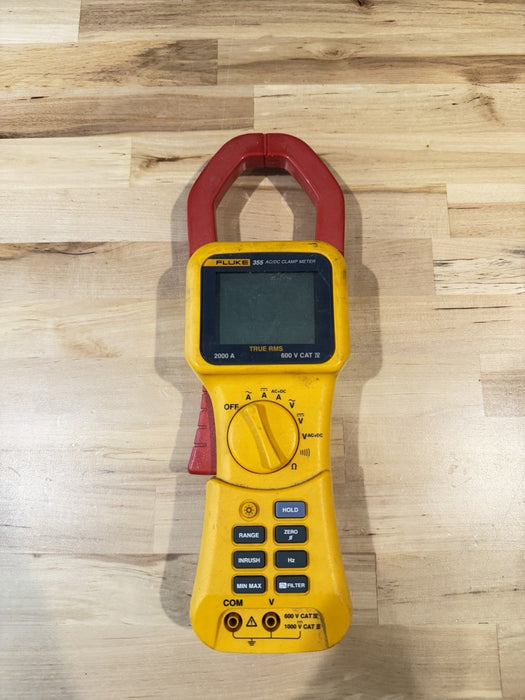FLUKE 355 TRUE RMS 2000 CLAMP METER - FOR PARTS (PARTS ONLY) SHIPS FAST