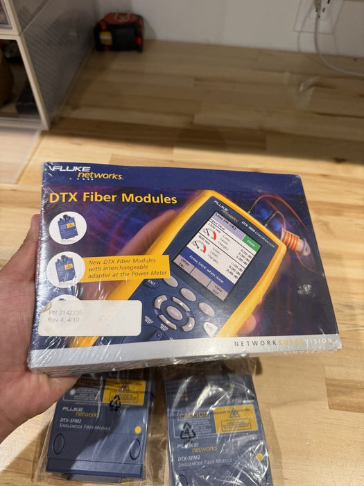 FLUKE NETWORKS DTX-SFM2 FIBER MODULE (NEW SEALED) FREE SHIPPING