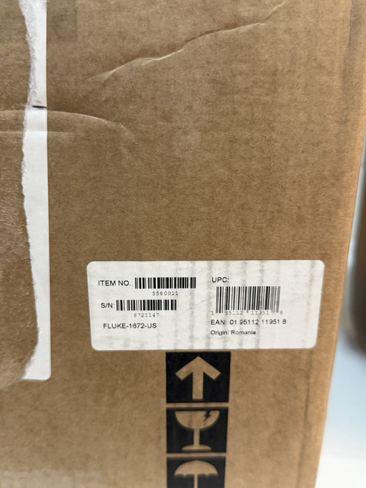 FLUKE 1672 MULTIFUNCTION INSTALLATION TESTER (NEW FACTORY SEALED) MFD-2025