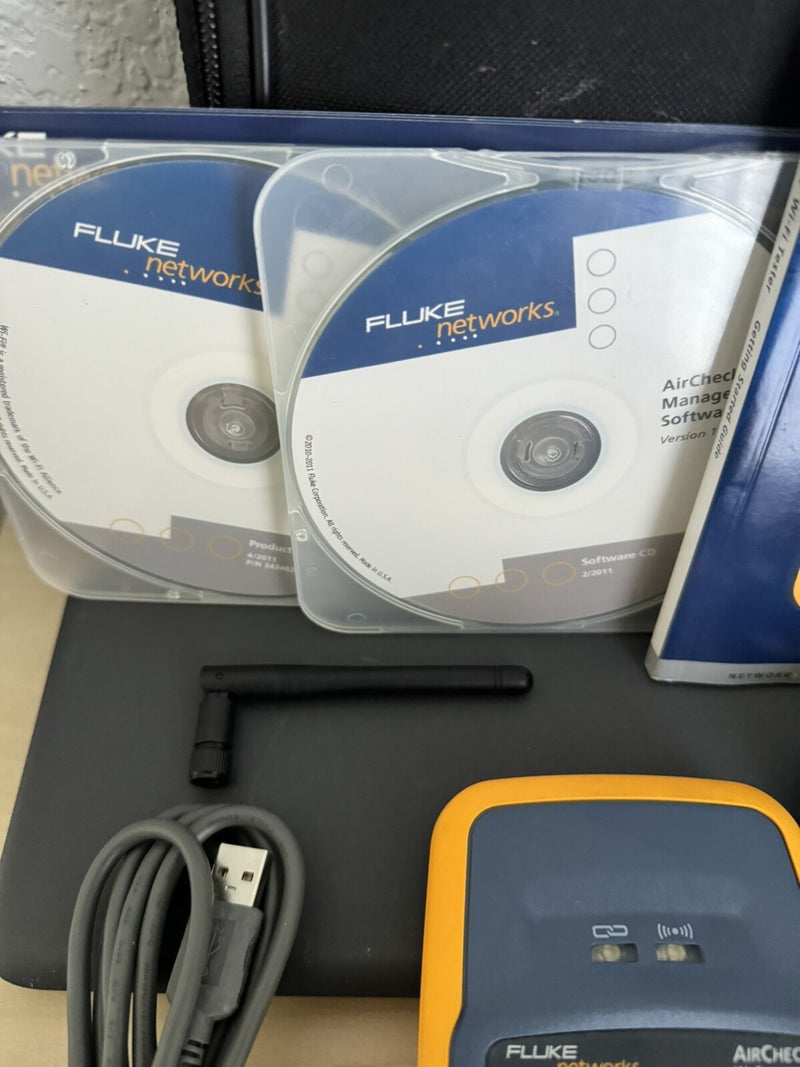 FLUKE NETWORKS AIRCHECK WI-FI HANDHELD WIRELESS NETWORK TESTER