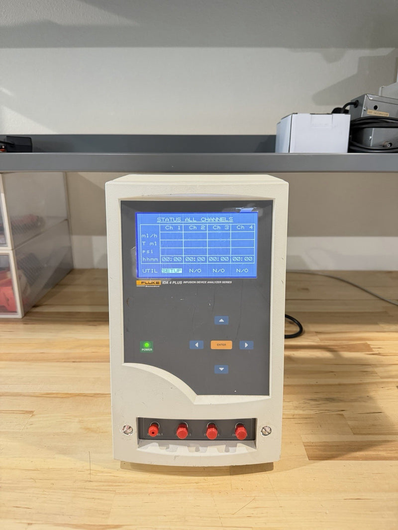 FLUKE BIOMEDICAL IDA 4 PLUS INFUSION DEVICE ANALYZER SERIES TESTED