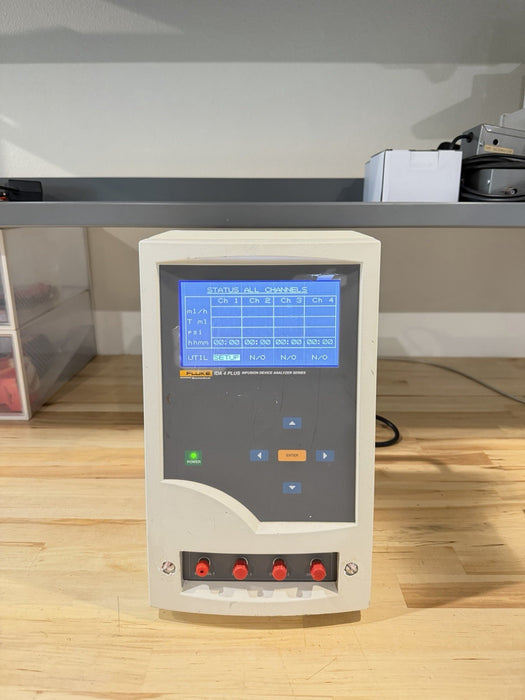 FLUKE BIOMEDICAL IDA 4 PLUS INFUSION DEVICE ANALYZER SERIES TESTED