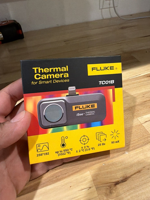 FLUKE TC01B iSEE THERMAL CAMERA FOR SMART DEVICES (NEW FACTORY SEALED) MFD-2025