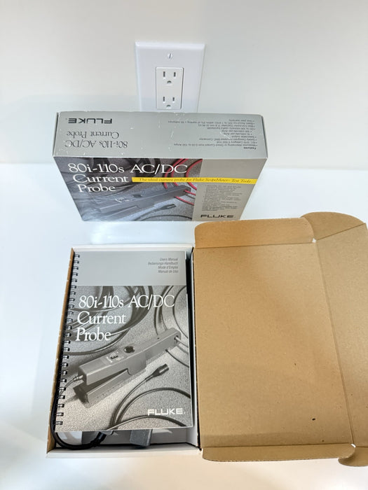 FLUKE 80i-110S AC/DC CURRENT PROBE (NEW FACTORY SEALED) NEW - SHIPS FAST