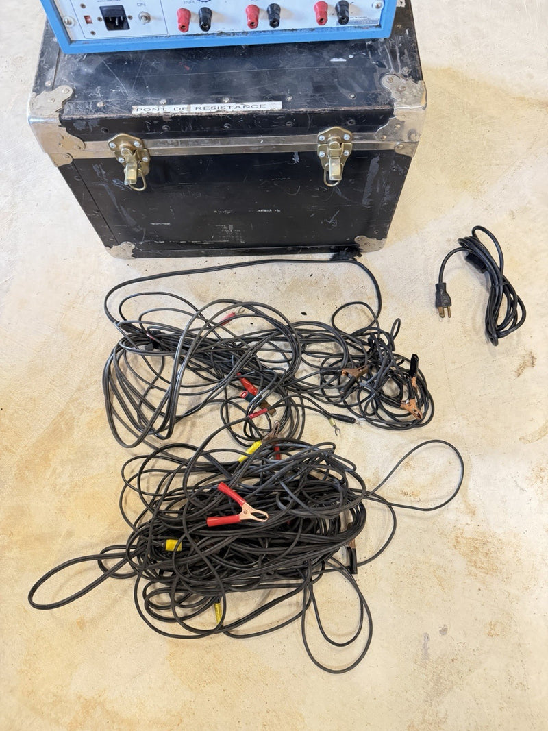 MULTI-AMP 830280 MEGGER TRANSFORMER OHMM 5A WINDING RESISTANCE TESTER