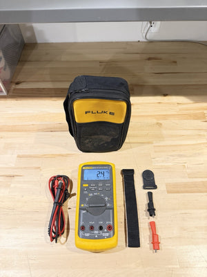 FLUKE 87V TRUE RMS MULTIMETER W/ LEADS (TESTED) SHIPS FAST